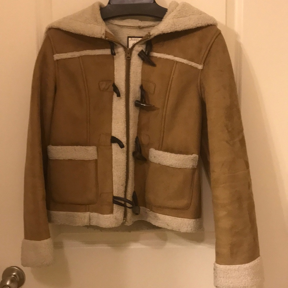 Suede jacket.